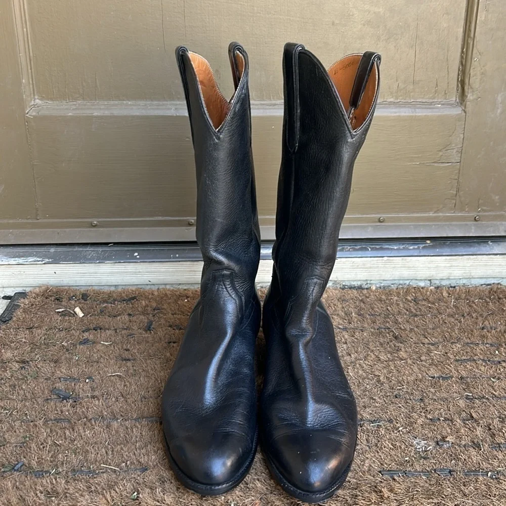 Vintage Falconhead Deer Skin Cowboy Boots See Photos and Measurements for Sizing